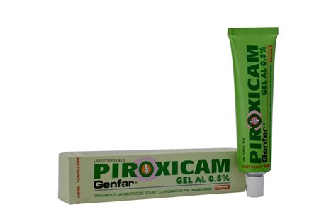 piroxicam gel